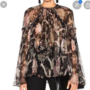 Gorgeous sheer ZIMMERMANN floral blouse